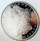 1885 O MORGAN SUPERSTAR DMPL! 30+IN BLACK MIRRORS! MS+++++$UDM$UDM$NR #64726