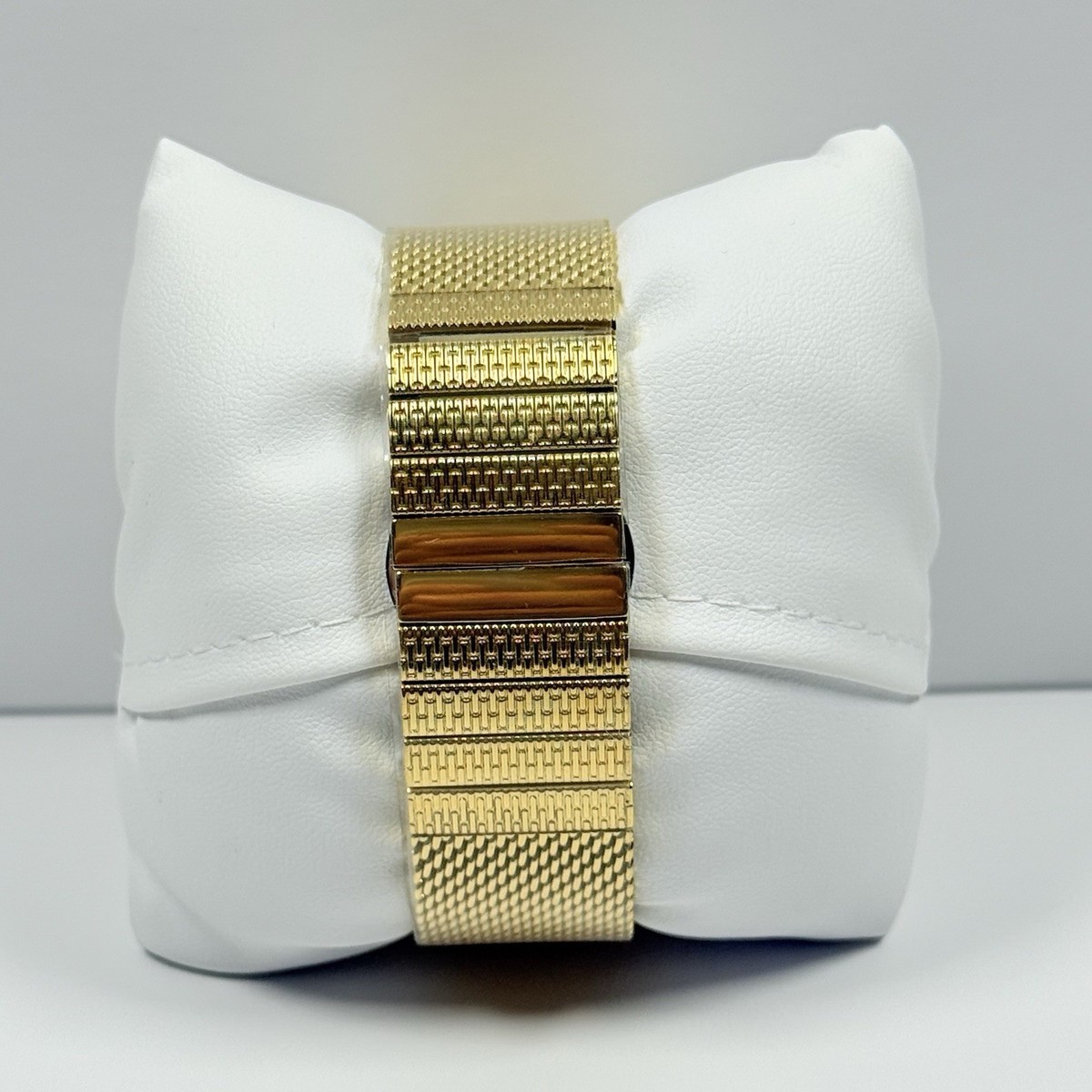 Brand New Movado Bold Men's Gold Stainless Steel Mesh Bracelet