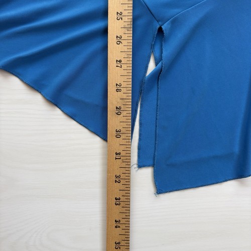 Top túnica Sympli para mujer 8 azul asimétrico sin mangas firma Jersey Lagenlook - Imagen 9 de 13