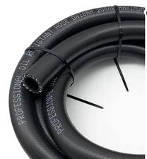 KRD Performance -16AN 1" ID NBR Push On Hose Fuel Line 10Ft Black AN16