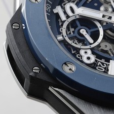 HUBLOT Big Bang Unico Titanium Blue Ceramic 421.NL.5170.RX second hand mens 11