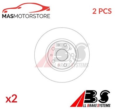 BREMSSCHEIBEN SATZ PAAR HINTEN ABS 17387 2PCS P NEU OE QUALITÄT