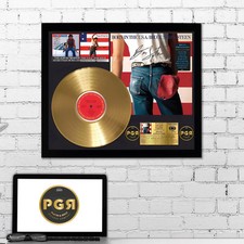 Vinile LP placcato oro - Bruce Springsteen - regalo musica memorabilia | PGR