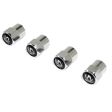Chrome Valve Stem Tire Caps, Style: Acur.
