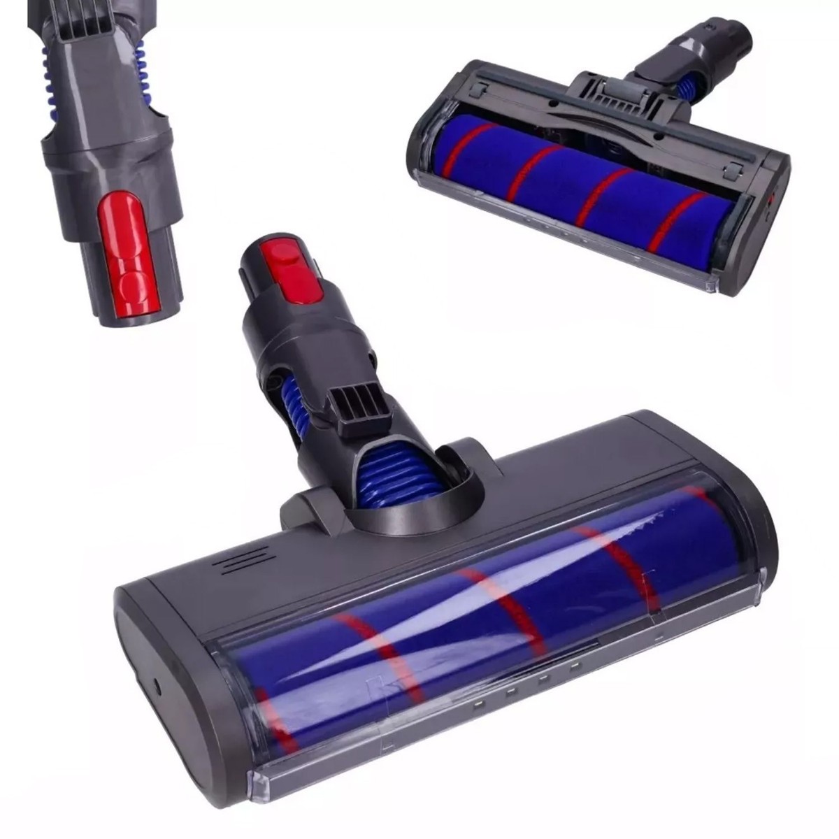 Parti Di Ricambio Per Tubi Blu Per Dyson V8 V6 V7 V10 V11 Robot Aspirapolvere Morbido Rullo Di Velluto Testa Di Pulizia Accessori Per Tubi