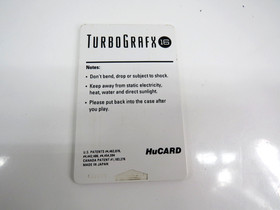 Turbo GrafX 16 Cyber-Core Game Complete W/Manual