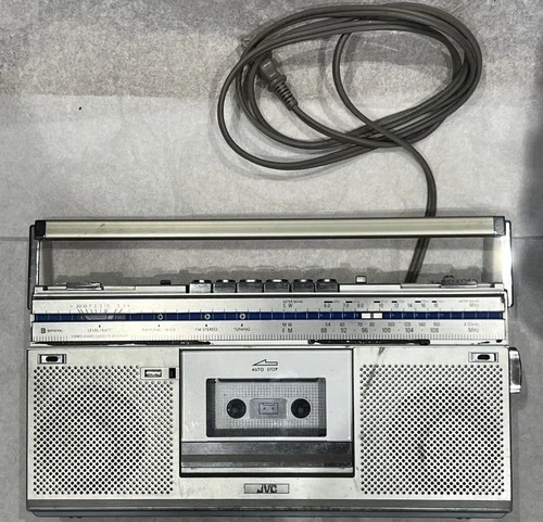 Vintage JVC RC-S5JW Stereo Radio Cassette Tape Recorder Player works