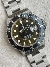 Rolex Vintage Rolex Submariner 16800 Matte Dial 1984 Transitional Cream Patina