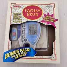 Family Feud Tiger Electronics Vintage 1997 Handheld Game Bonus Pack New In Box