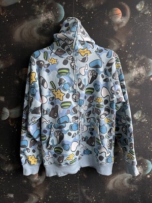 Vintage BAPE x KAWS Baby Milo full zip hoodie a bathing ape Size Medium 