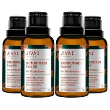 Saffron Kumkumadi Oil Help to Improves Skin Health  Reduces Scars Pack of 4 