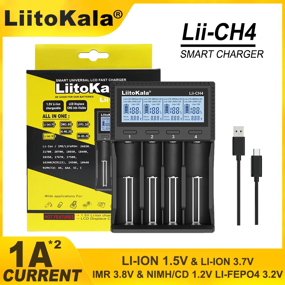 EMOS Universal Battery Charger For AAA, AA, C, SC Batteries/Smart - View #6