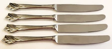 Oneida LEANDER Deluxe~ (LOT Set OF 4) Stainless Steel 9-1/2" Dinner Knife KNIVES