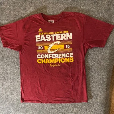 Adidas Cleveland Cavaliers Shirt Mens XL 2015 Eastern Conference Champions