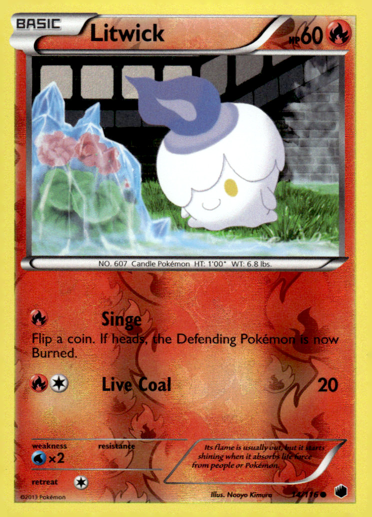 Litwick Reverse Holo Common Plasma Freeze 14/116 NM