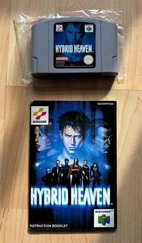 Hybrid Heaven N64 Nintendo 64 Fully Boxed & Complete With Box Protector- Pal VGC - Picture 10 of 12