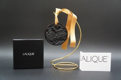 Lalique Crystal Ornament 2021 Merles Et Raisins Black #10746800