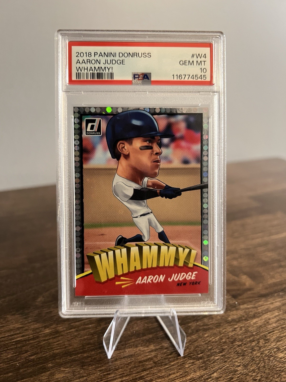 2018 Panini Donruss - Aaron Judge - Whammy! Case Hit - PSA 10 Yankees