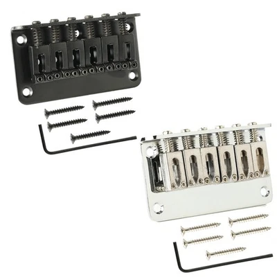 Guitare électrique Hardtail Bridge avec clé avec vis 3,07 * 1,7 pouces 6 corde - Photo 1/4