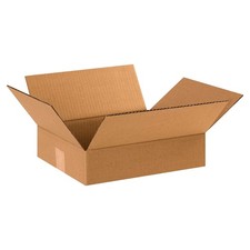 BOX USA Shipping Boxes 12"L x 10"W x 3"H 25-Pack - Flat Corrugated Cardboard Box