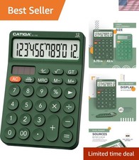 12 Digit Desktop Calculator Basic Desk Calculator with Large LCD Display, Big...