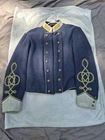New ListingCS Cadet Grey Staff Officers, Captains Dbl Breasted Shell, Size 44 VA Staff Btns