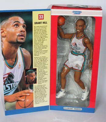 Grant Hill - Detroit Pistons XXL Figur 36 cm NBA Starting Lineup 1997