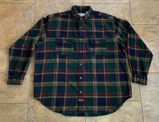 Vintage American Eagle Shirt XL Heavy Wool Work Lumberjack Overshirt 90s Shacket