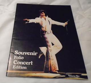 ELVIS PRESLEY SOUVENIR FOLIO CONCERT EDITION VOLUME SIX