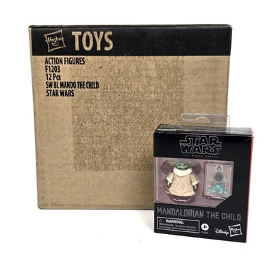 Case of 12 Hasbro Star Wars - Black Series Mandalorian The Child Baby Yoda Figs