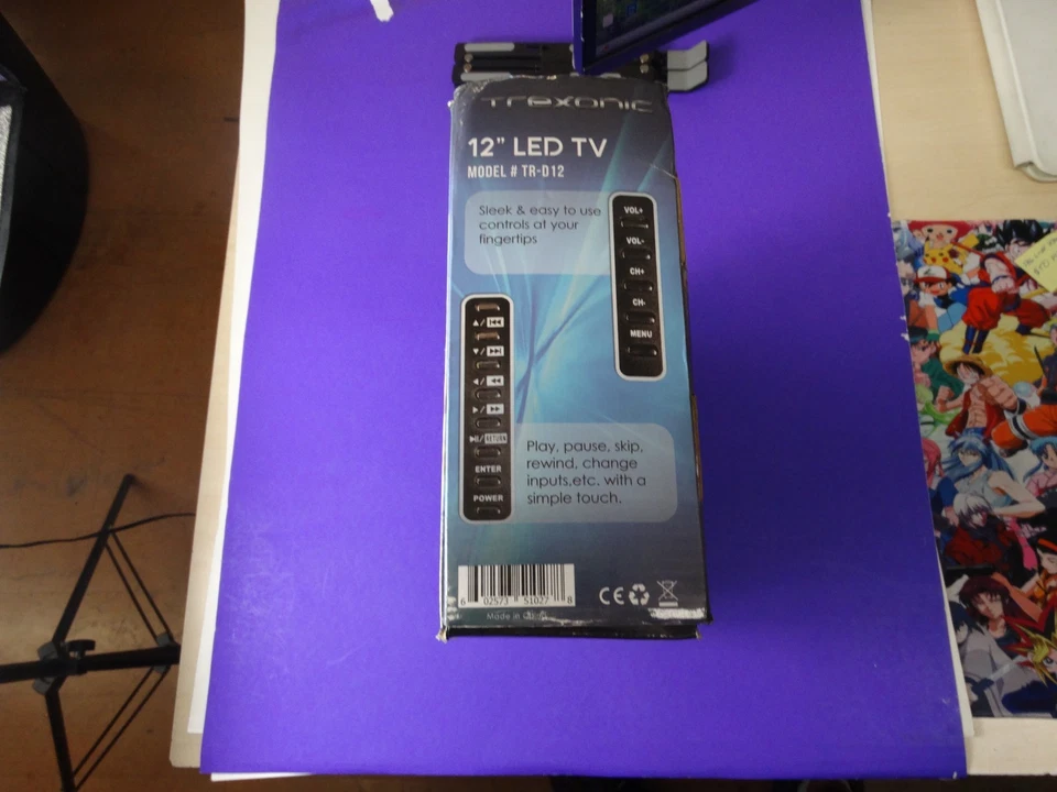 Trexonic TR-D12 12-Inch Portable LED Widescreen TV – HDMI, USB, SD, AV Inputs - Image 3 of 4