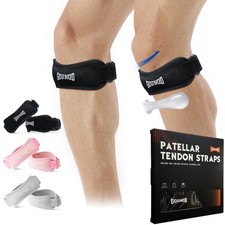 Patellar Tendon Support Strap 2 Pack,Knee Strap for Knee Pain Relief,Patella Ban