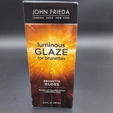 John Frieda Brilliant Brunette Luminous Color Glaze 6.5 Oz Rich Color Shine