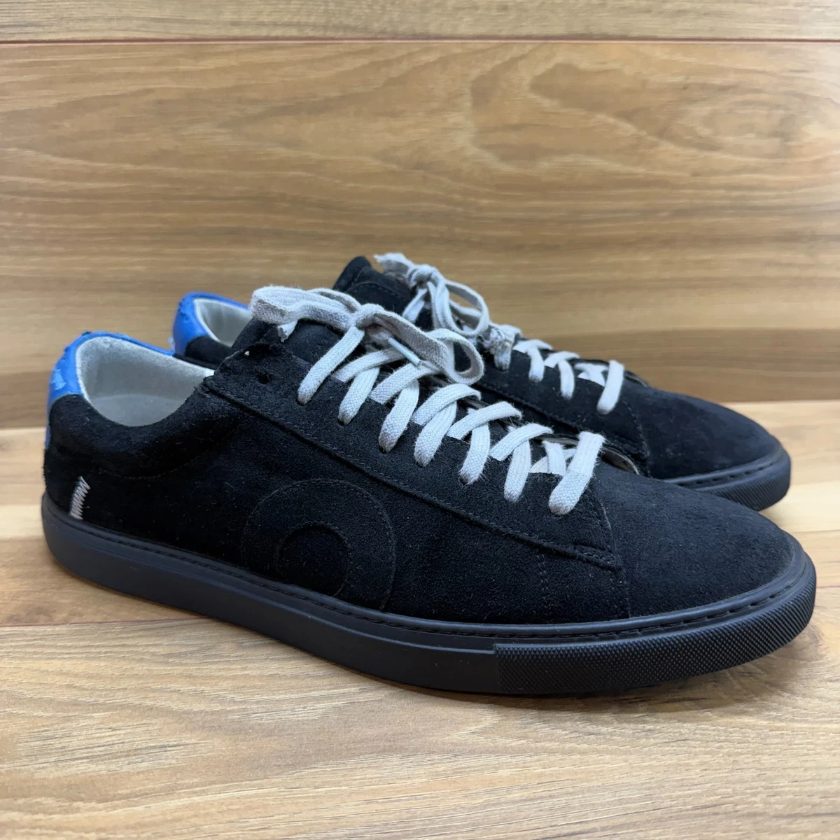 OLIVER CABELL 47 Low 1 Marine Blue Suede Tennis Shoe Sneaker Lace Up Blue Low 1 | Yale – Oliver Cabell main image 2