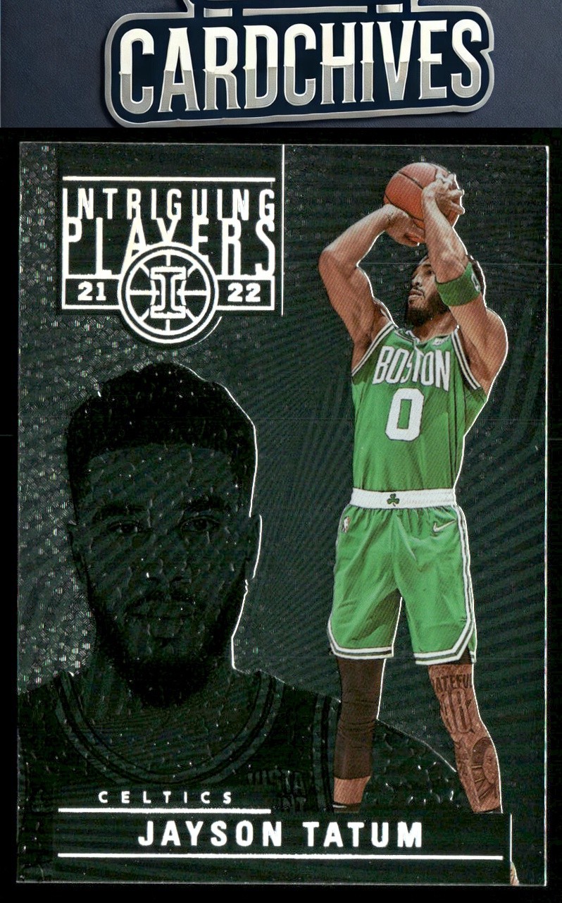 Jayson Tatum 2021-22 Panini Illusions #10 Intriguing Players Emerald