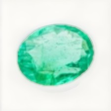 Natural 1ct Colombian Emerald OVAL CUT Loose Gem 