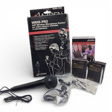 Azden WMS-PRO VHF Wireless Microphone System WM-PRO WR-PRO Handheld  Lavalier