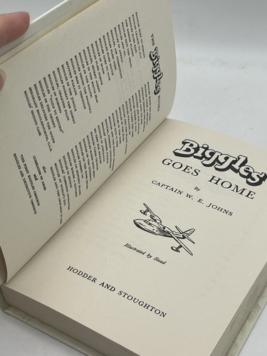 Biggles Goes Home Vintage 1st edition 1960 By Captain W E Johns (laminated ed.) - Picture 3 of 6