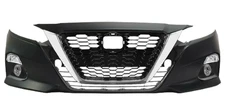 Front Bumper Cover Fascia & Grille Assembly Kit For 2019-2022 Nissan Altima