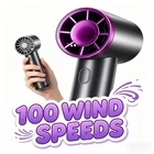 Portable Handheld Fan Folding Desk Fan Mini Personal Ice Cooling Fan for Travel