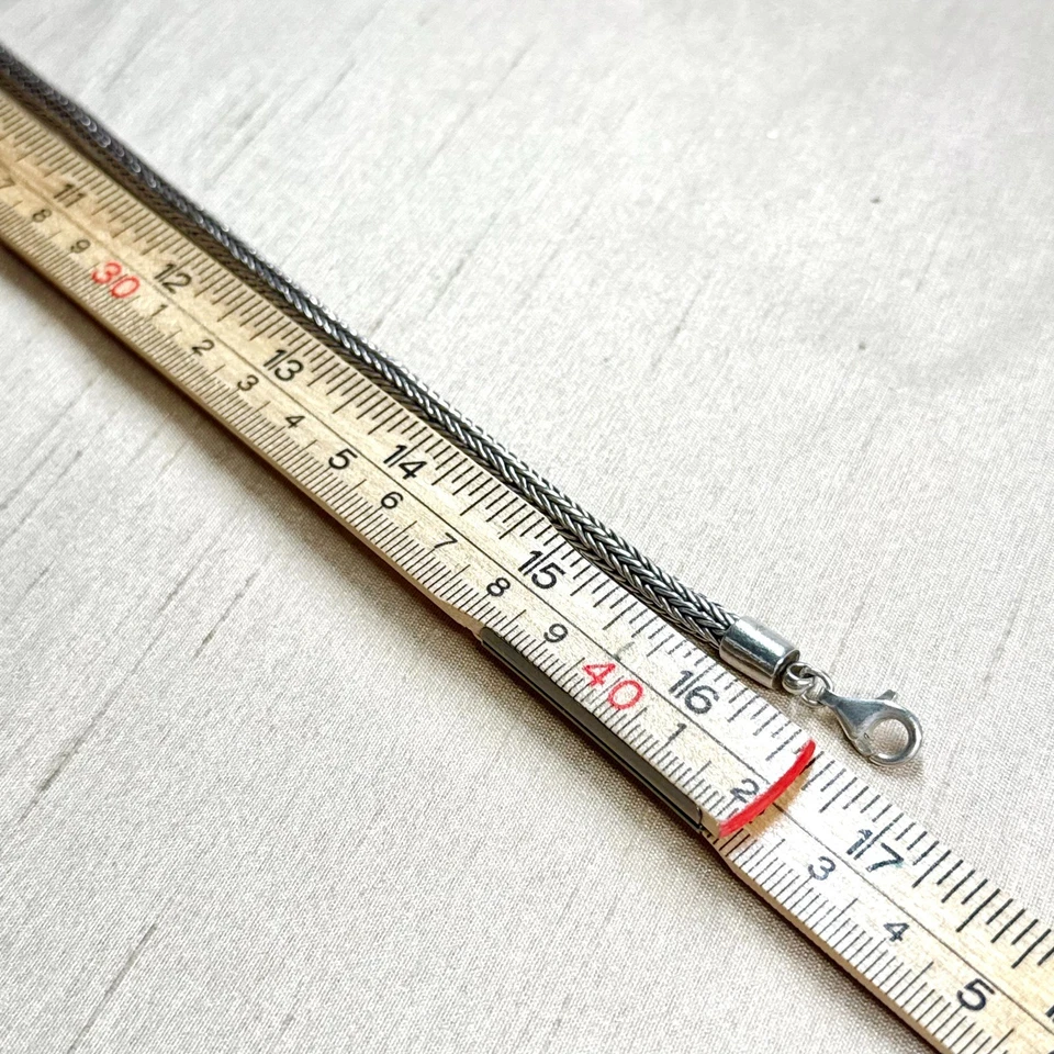 Cadena de serpiente de plata de ley 925 Silpada, cuello grueso llamativo, 42 g - 17 pulgadas Foto 3 de 4