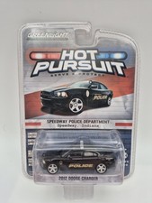 ​Greenlight Hot Pursuit 2012 Dodge Charger Speedway Indiana Police 1:64 Diecast