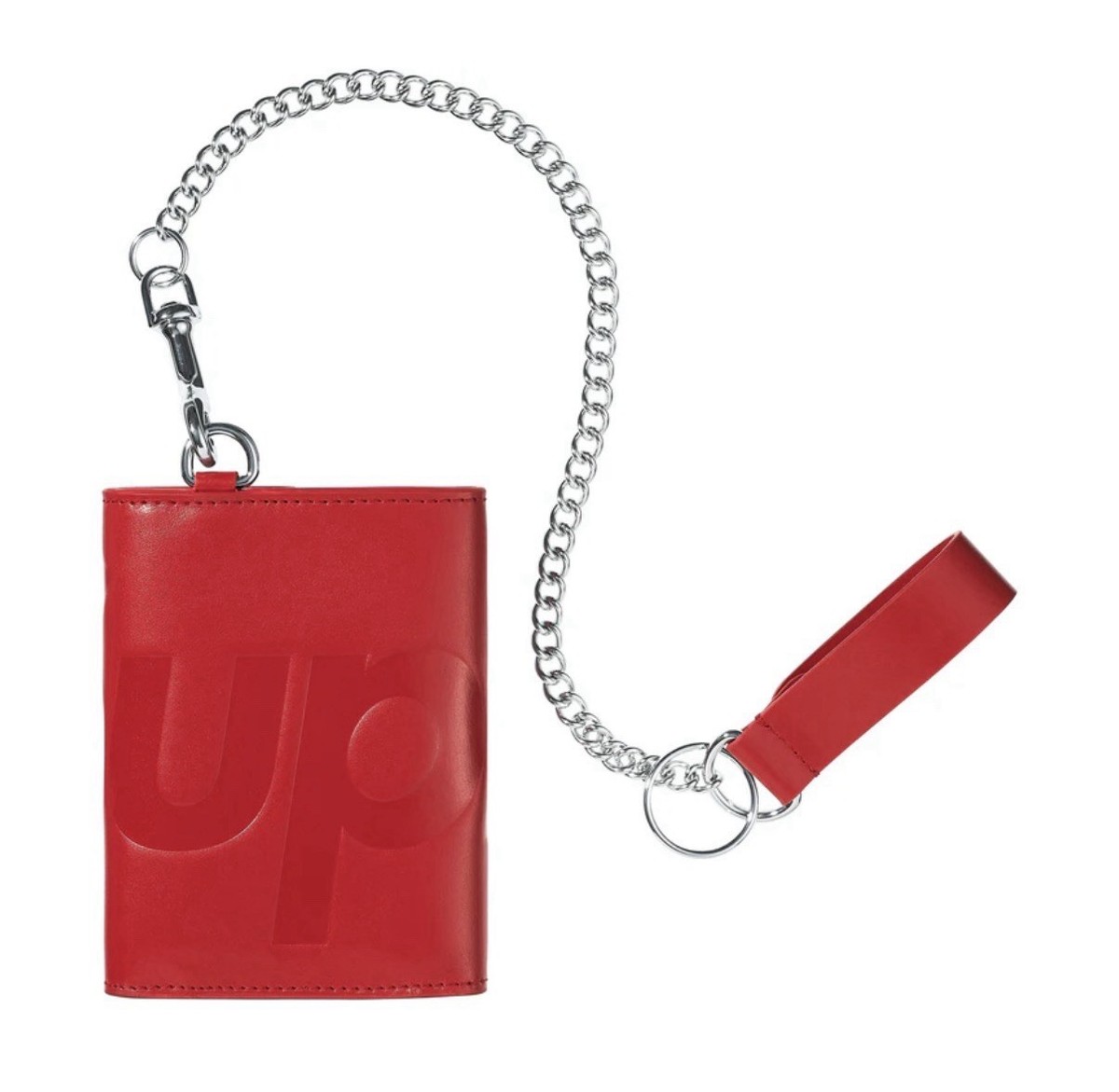 【FW25】supreme Leather Chain Wallet Red Supreme Leather Chain Wallet (FW25) Red *BRAND NEW SHIPS SAME DAY