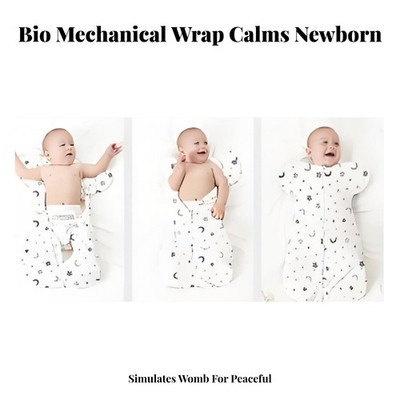 Hands-Ups-Fasten-and-Wrap eng anliegender Schlafsack Easy Windel Windel