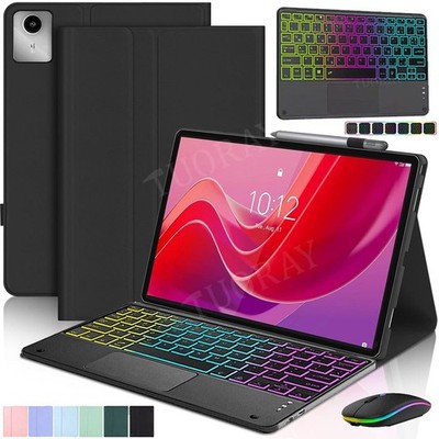 Für Lenovo Tab M11 11 Zoll TB330FU/XU Hülle mit Touchpad QWERTZ Tastatur Maus
