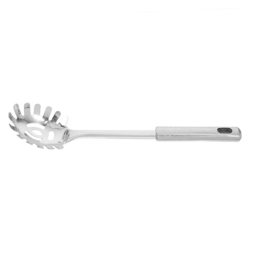 Cuchara de espagueti cuchara de pasta de metal y tenedor de pasta de acero inoxidable espaguetis - Imagen 11 de 12