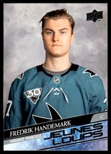2020-21 Upper Deck JEUNES LOUPS Fredrik Handemark Rookie San Jose Sharks #711
