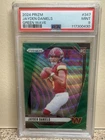 2024 Panini Prizm Jayden Daniels RC, #347, Green Wave, PSA 9 MINT