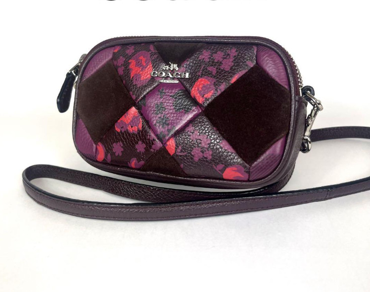 COACH Mini Shoulder Bag Patchwork 64734 Leather S… - image 1