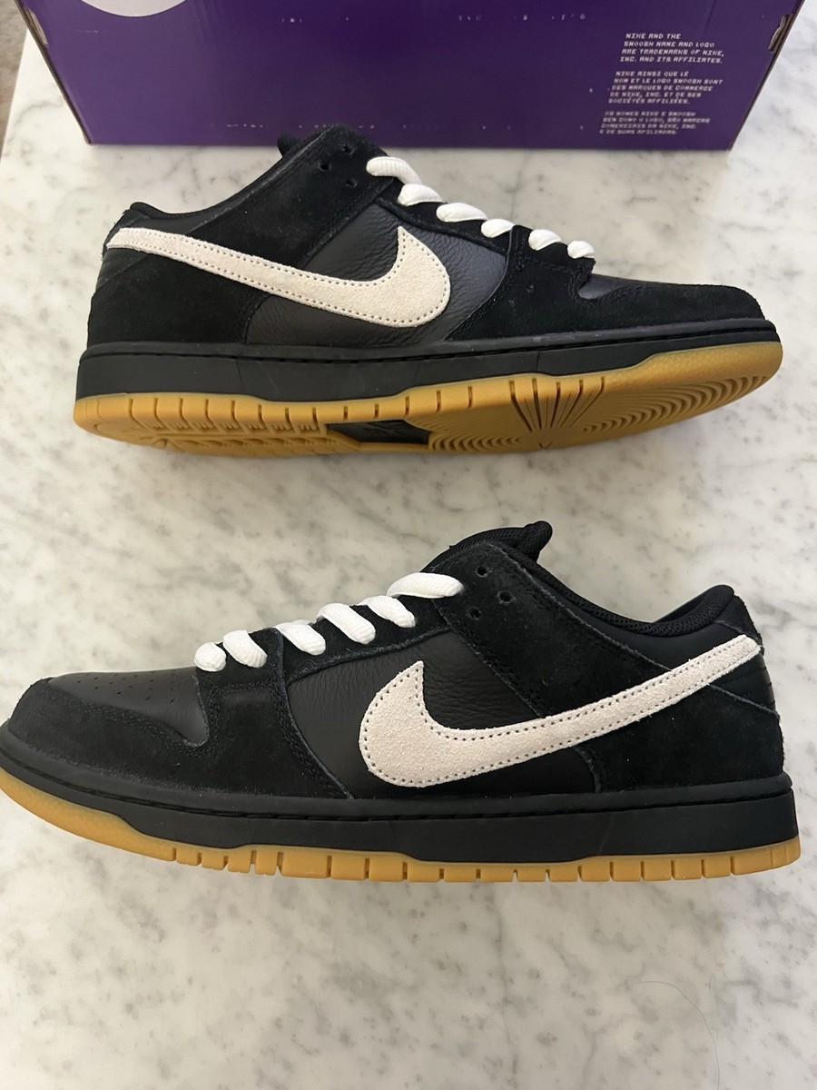 Size 9.5 - Nike SB Dunk Low Pro “Black White Gum” *BRAND NEW